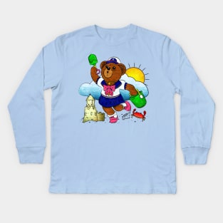 Beach Bear Kids Long Sleeve T-Shirt